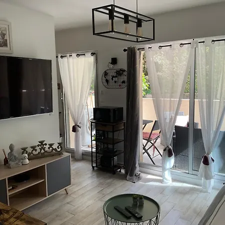 公寓 Coin Nuit Terrasse Parking Clim 尼斯