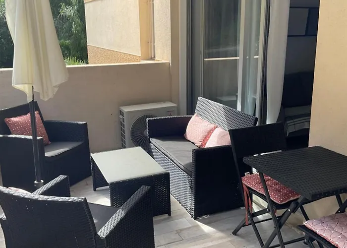 شقة Coin Nuit Terrasse Parking Clim نيس